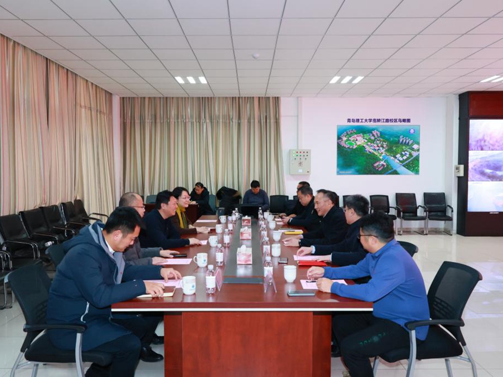 青岛大学党委常委、副校长陈涛一行来我校考察调研